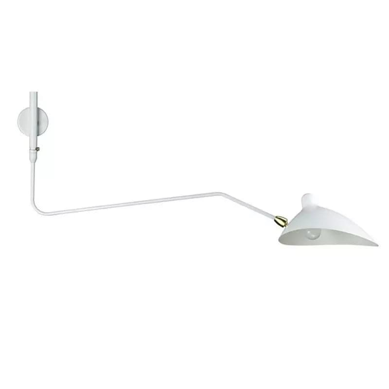 Jardioui 1 TĂȘte-Ă -tĂȘte | 60 cm / Blanc Applique Murale LED Vintage Orientable