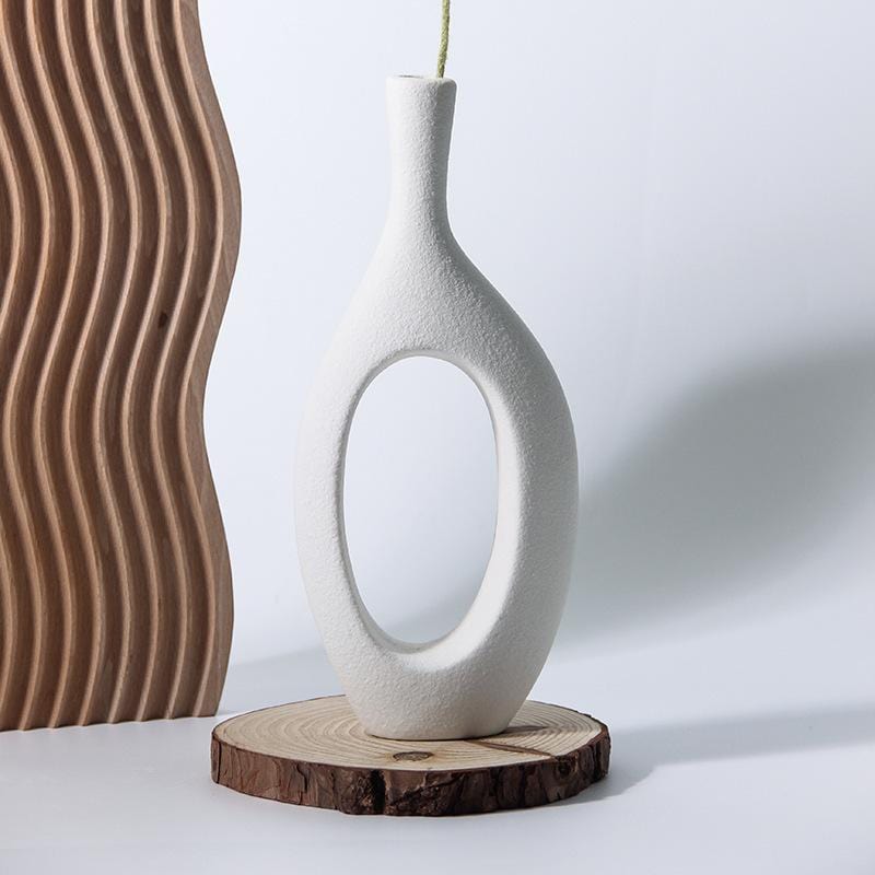 frJardioui Vase Nordique Minimaliste en Céramique