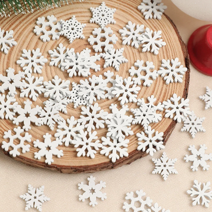 Mini Flocons de Neige Blancs Délicats