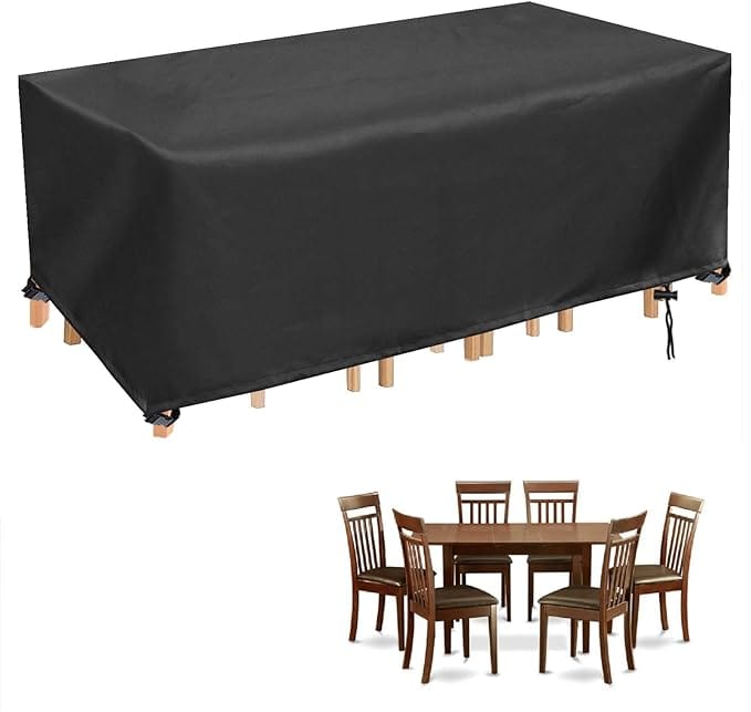Jardioui 123x71x61cm Housse protectrice Premium pour Table