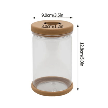 Jardioui 2 Mini Pots / M Mini Pot Hydroponique Transparent Innovant