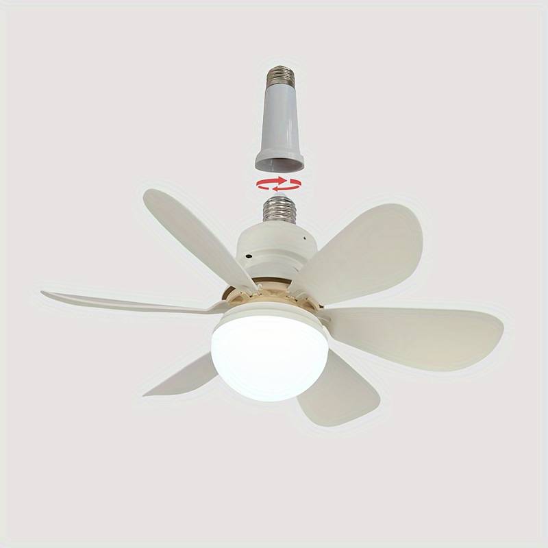 Jardioui 2 Plafonniers (34.90 €/ pcs) / Blanc Plafonnier LED Moderne avec Ventilateur Silencieux