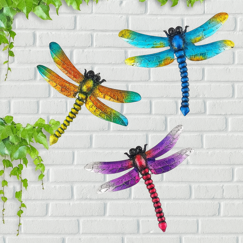 Jardioui 6 Libellules (5 €/ pcs) Libellule Murale Décorative de Jardin