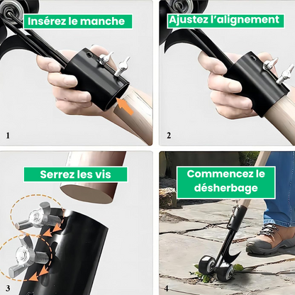 Jardioui Crochet de désherbage ultra-efficace
