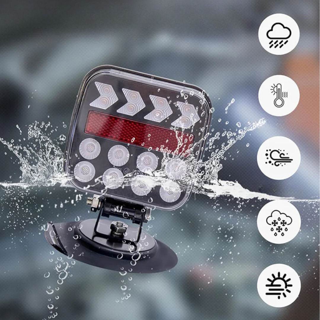 Jardioui Feux de Remorque Sans Fil Ultra-Lumineux