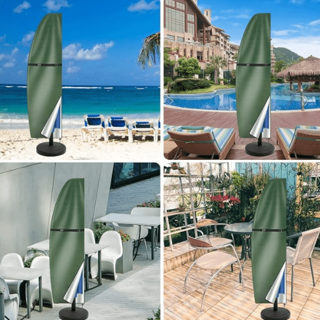 Jardioui Housse Protectrice Intégrale Anti-UV pour Parasol