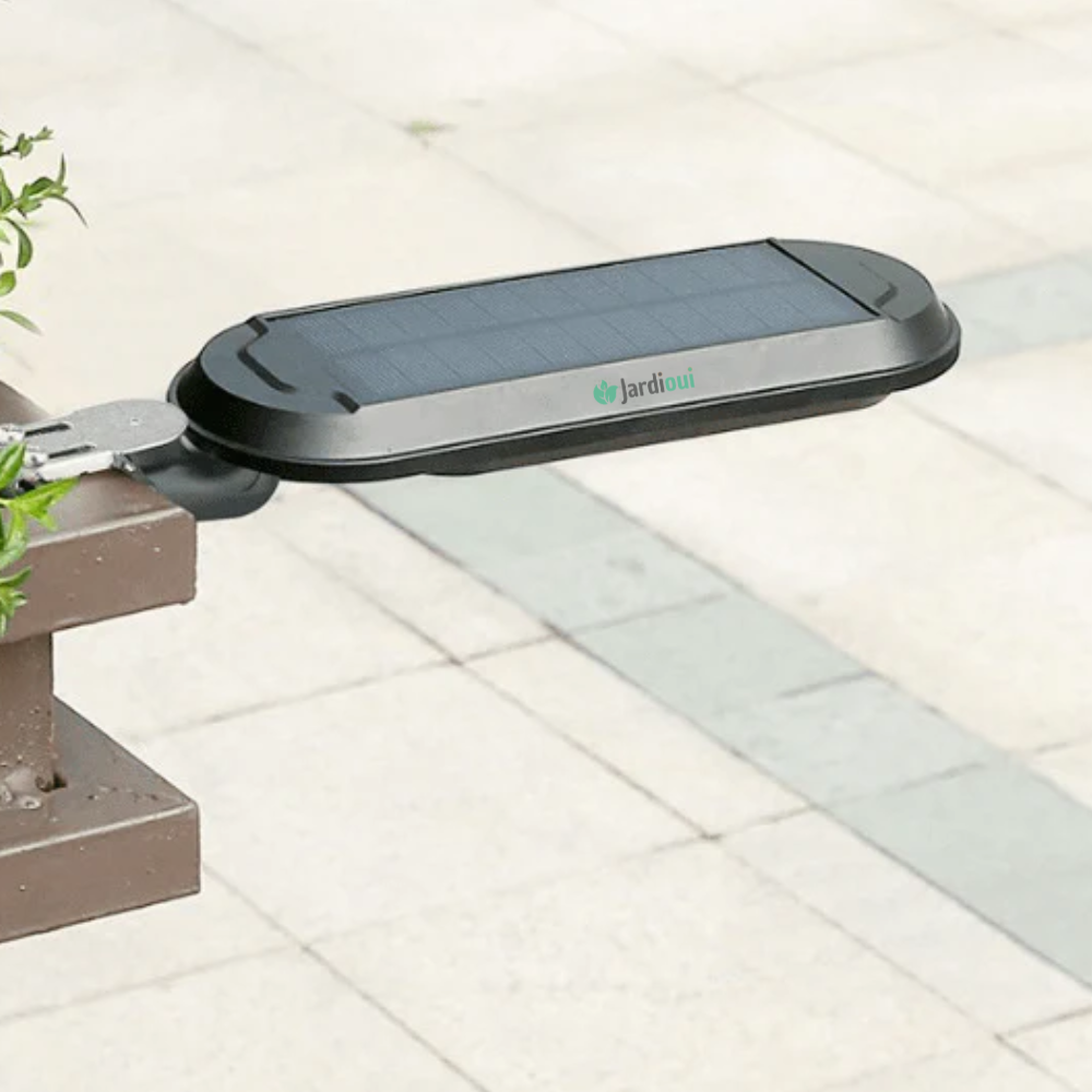 Jardioui Lampadaire Solaire Détecteur de Mouvement Puissant