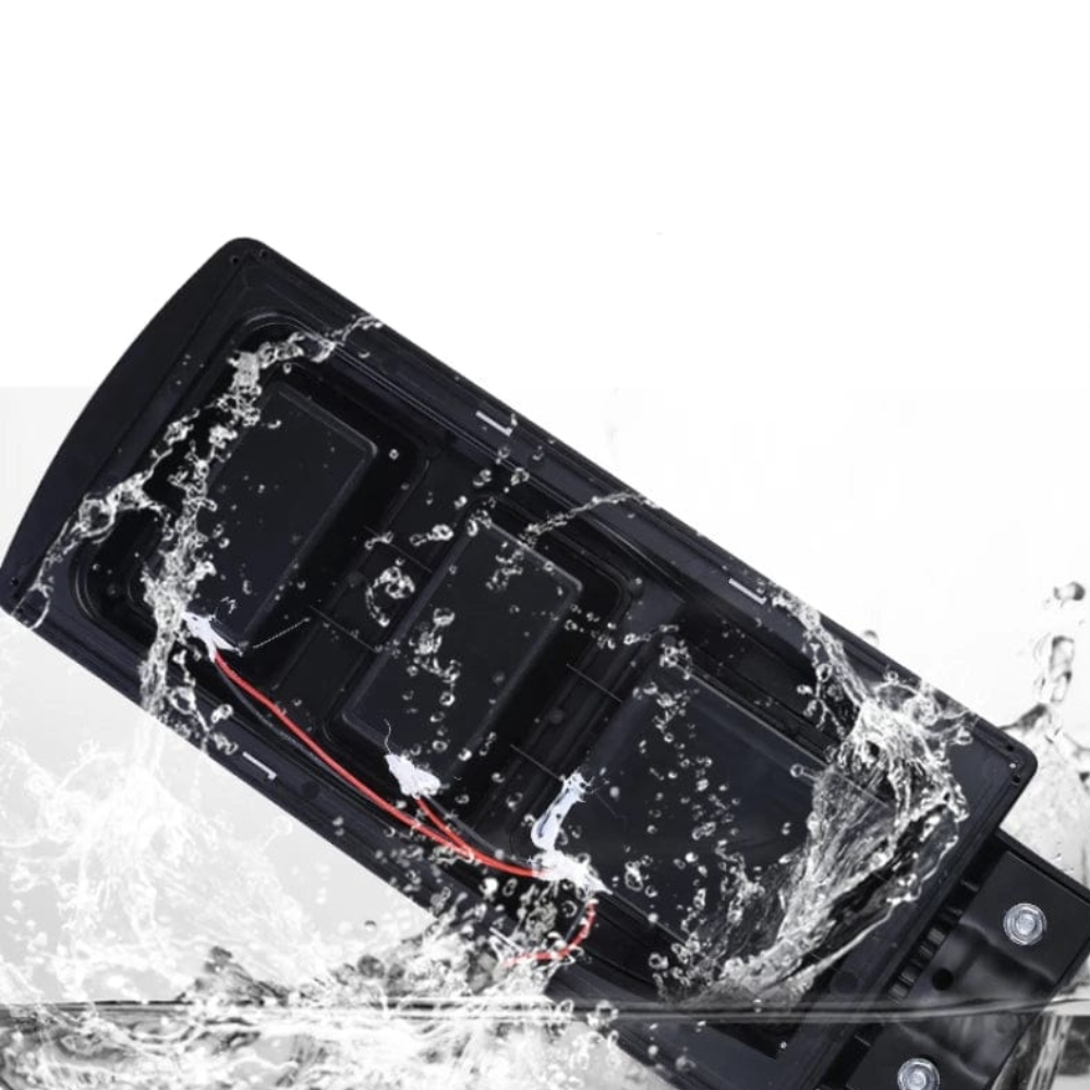 Jardioui Lampadaire Solaire Extérieur Détecteur de Mouvement Ultra-Puissant