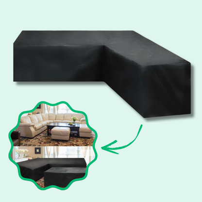 Jardioui M (200 x 270 x 82 cm) Housse Ultra-Résistante pour Canapé d'Extérieur