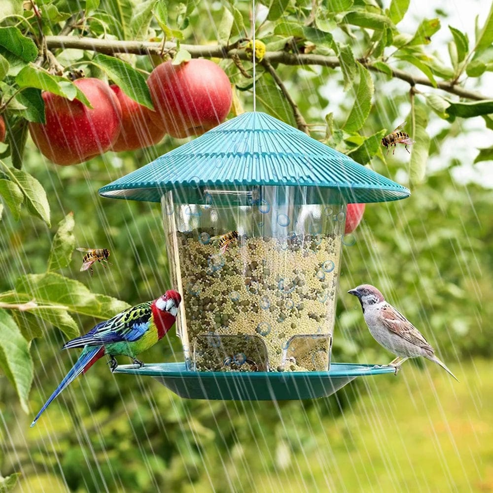 Jardioui Mangeoire Automatique Ultra-pratique Suspendue pour Oiseaux