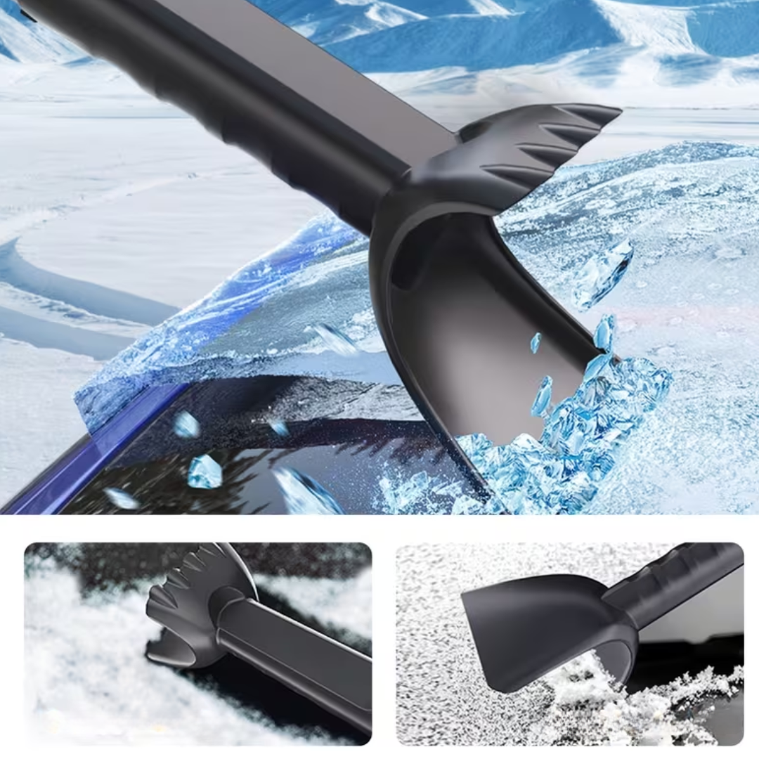 Jardioui Outil Déneigement 4-en-1 Compact pour Voiture