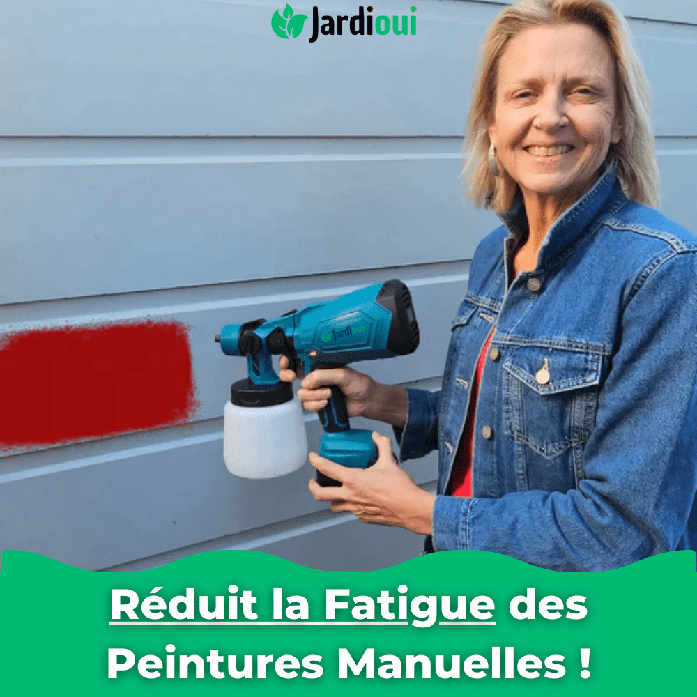 Jardioui Pistolet à Peinture Portatif Magique (+Batterie Offerte)