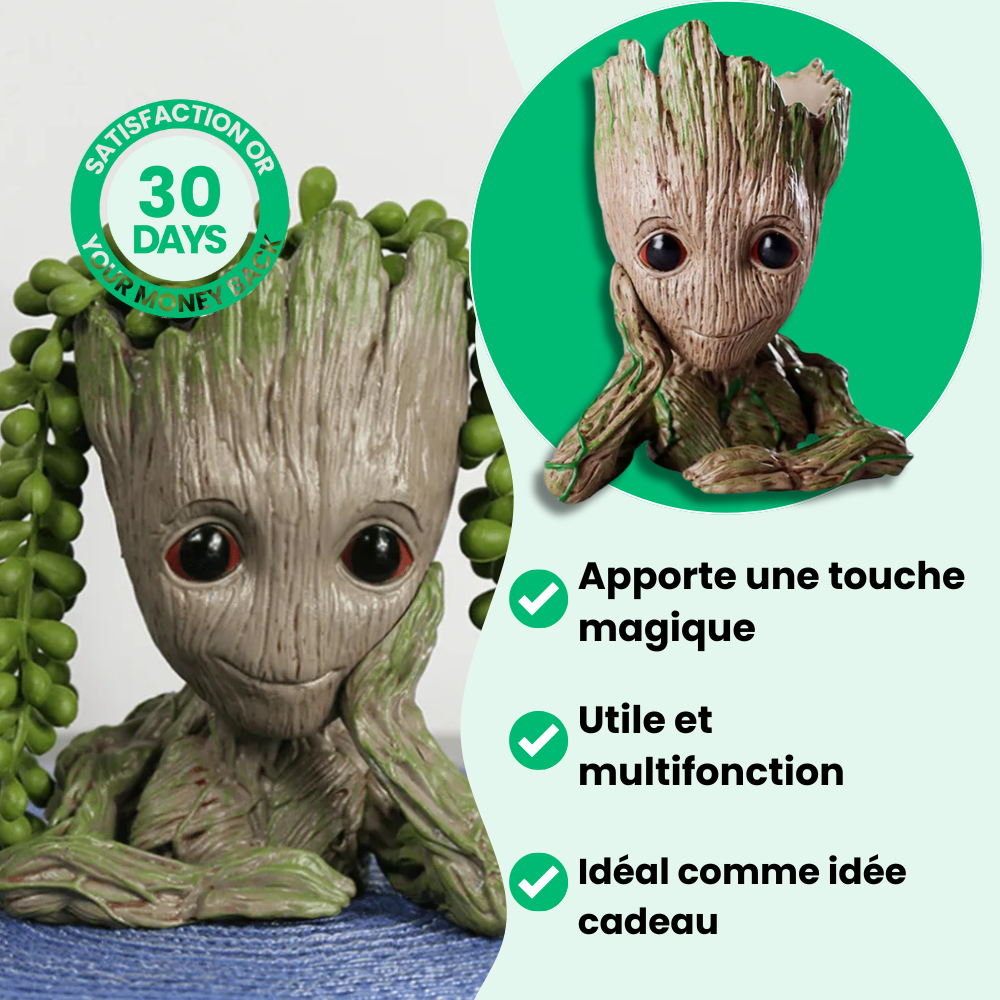 Jardioui Pot de Plantes Fantaisiste "Gardien de la Forêt"