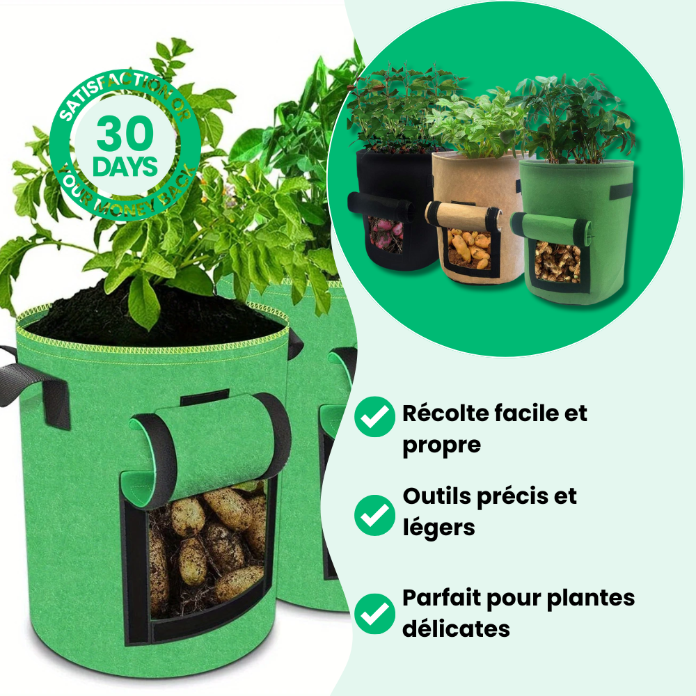 Jardioui 0 Sac de Culture de Pommes de Terre Croissance