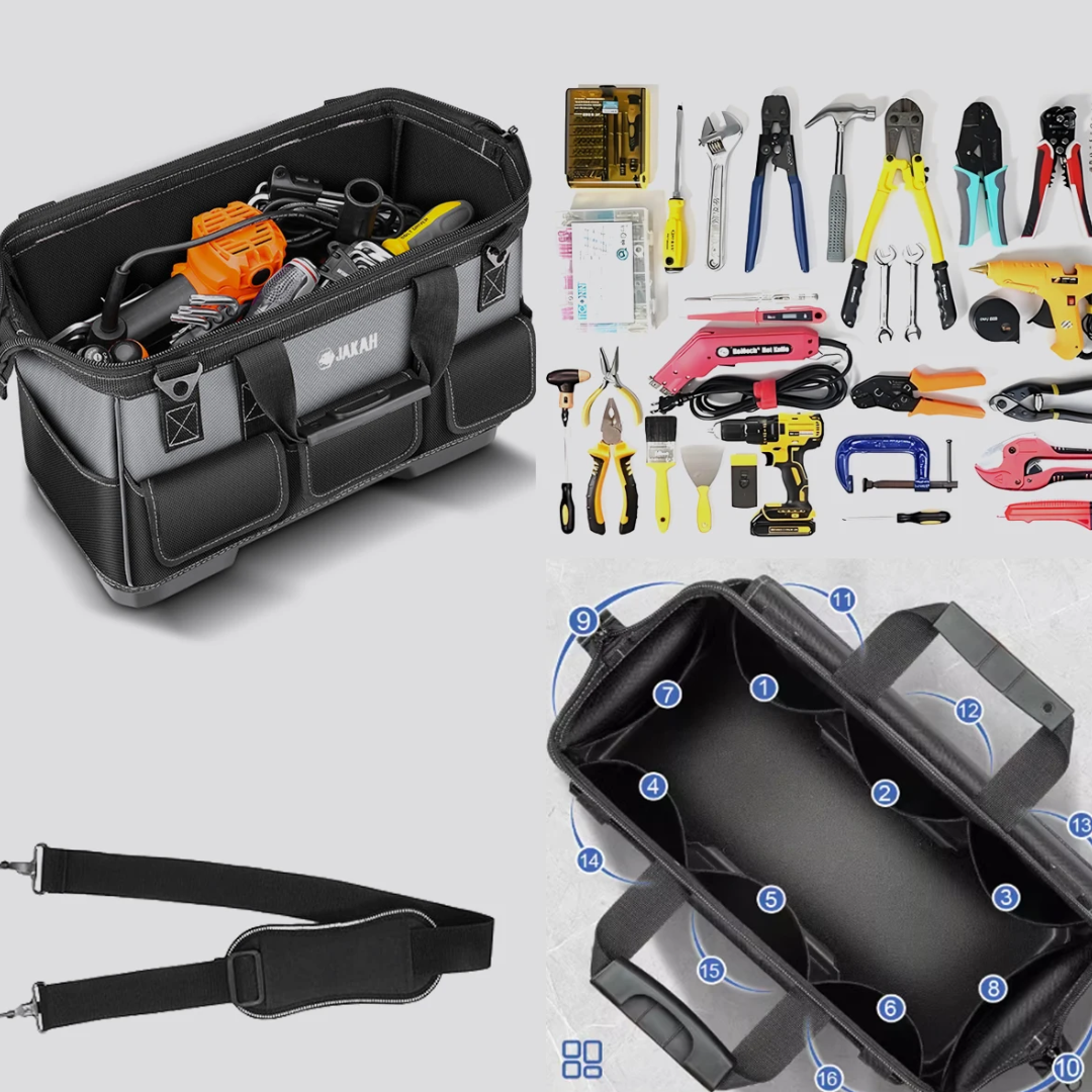 Jardioui Sac de Rangement Outils Ultra-Résistant