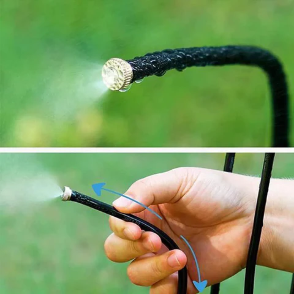 Jardioui Système de Brumisation Portatif Ultra-Efficace Quattro-Spray