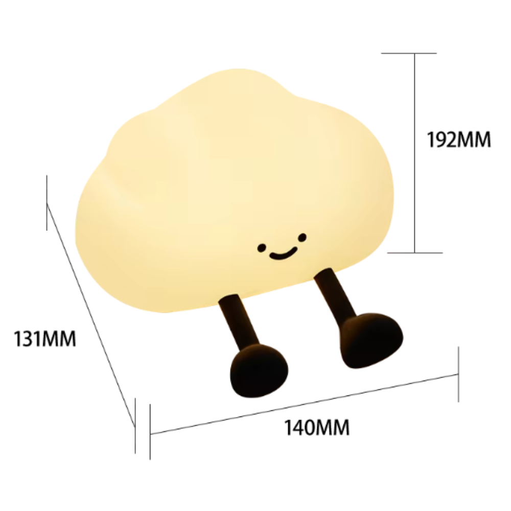 Jardioui Veilleuse Nuage Douce Rechargeable