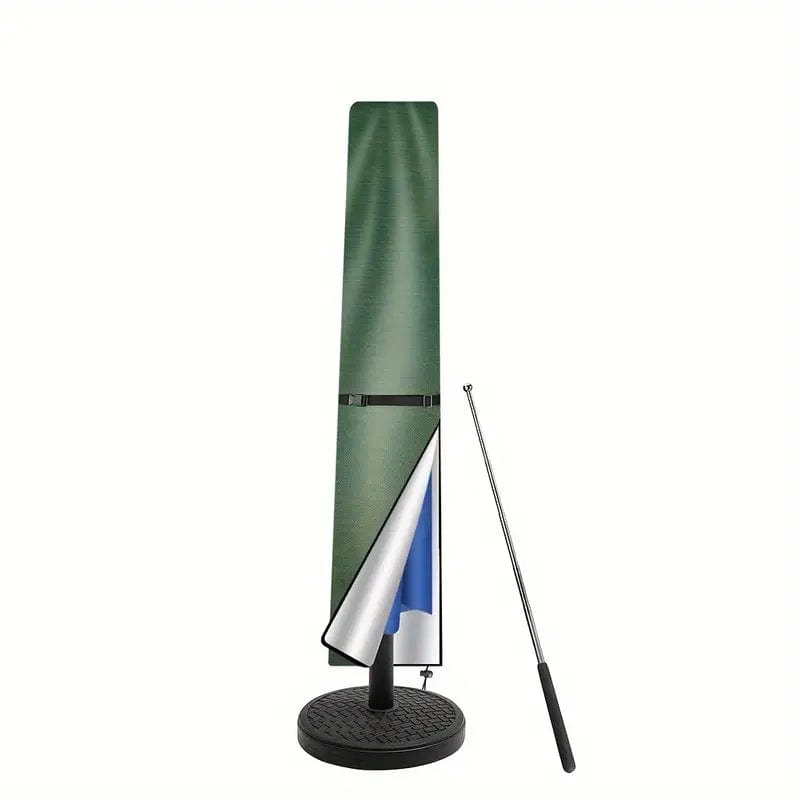 Jardioui Vert / S (170cm - Parasols droits) Housse Protectrice Intégrale Anti-UV pour Parasol