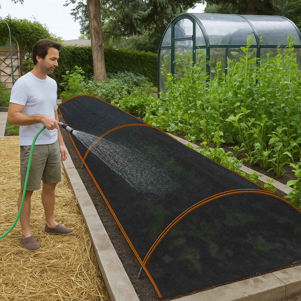 Jardioui Voile d'Ombrage Trapeze Professionnel pour Terrasse