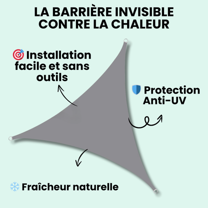 Jardioui Voile d'Ombrage Triangulaire Imperméable