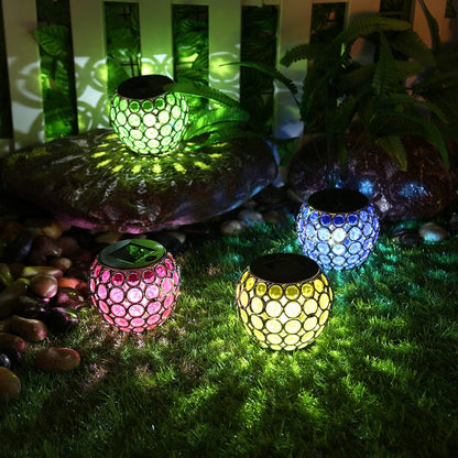 frJardioui Lampe Solaire Mosaïque LED