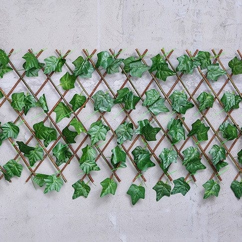 Jardioui Feuilles de Lierre Clôture Végétale synthétique Extensible